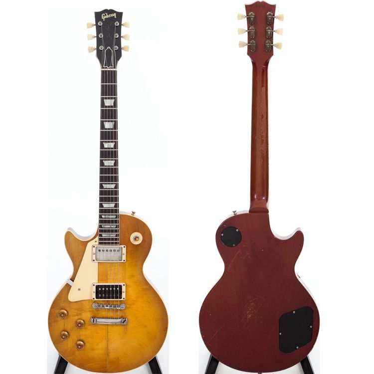 1959 left-handed Les Paul guitar