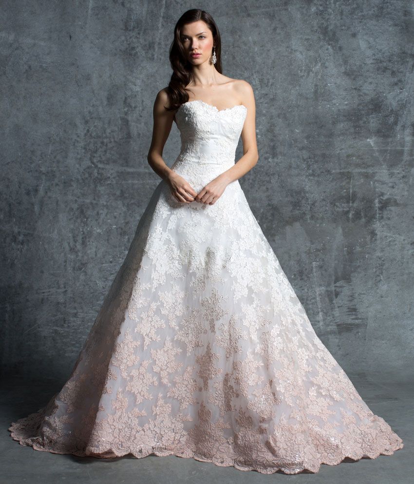 Danielle Caprese 113072  Strapless A-Line Wedding Dress