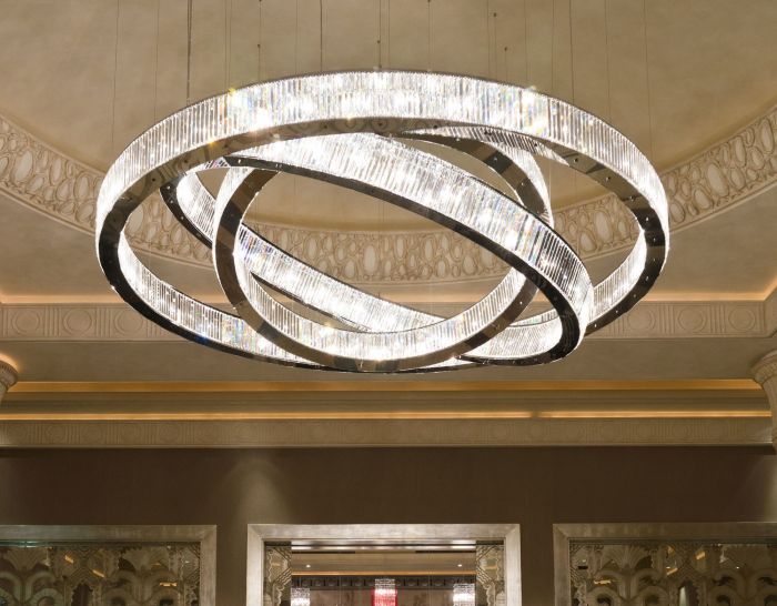 Windfall's Glittering Crystal Chandeliers: Good Enough for Cavalli