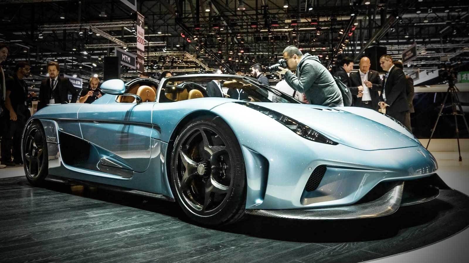 Cars Don't Get Crazier Than A Blue Carbon Koenigsegg Regera With