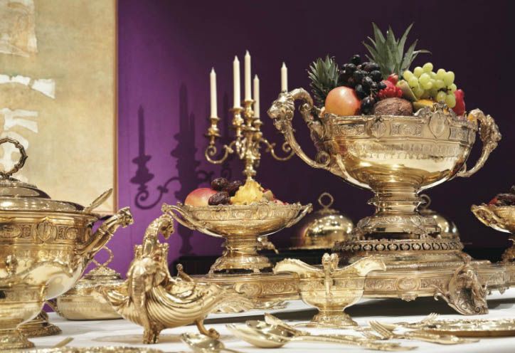 Maharaja's $3M Banquet Service  Faberge Museum