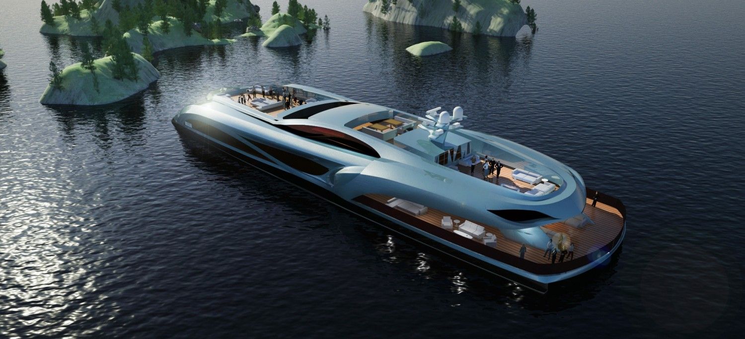 70M Xhibitionist Event Super Yacht from Nedship