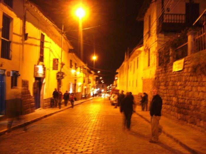 Cuzco Streets at Night