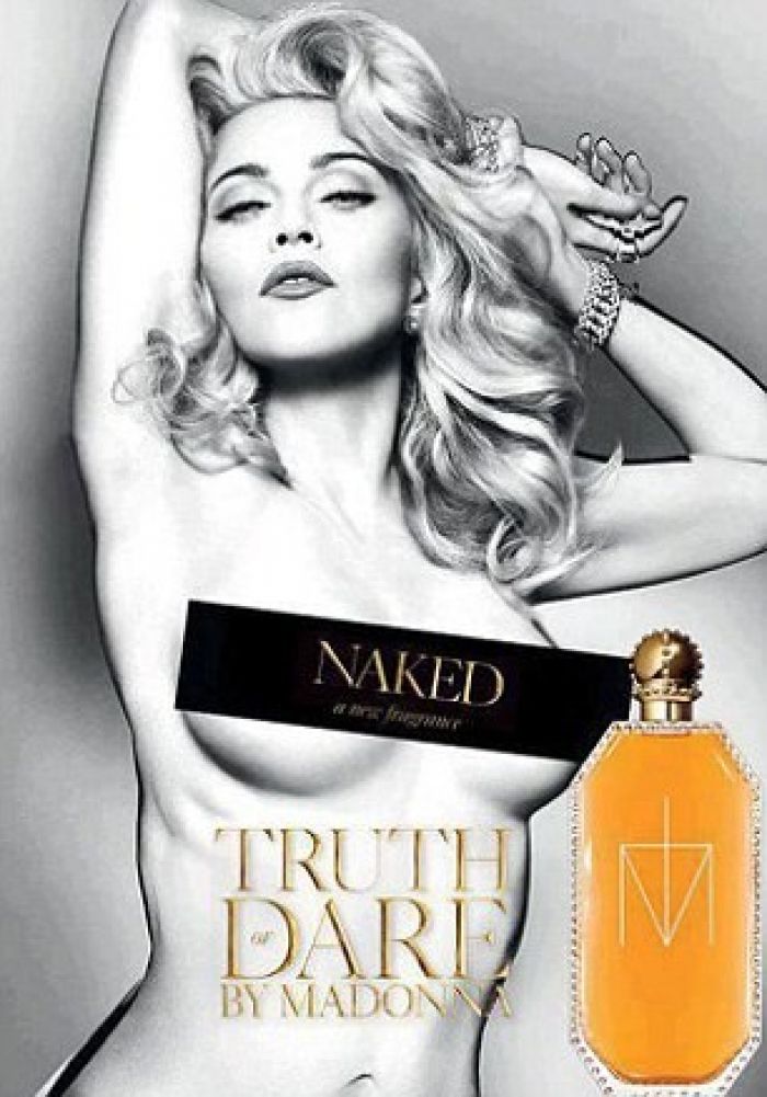 Madonna recreates decades-old pose for perfume ad