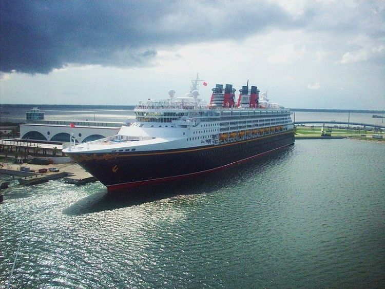 Disney Wonder at Port Canaveral (2008)