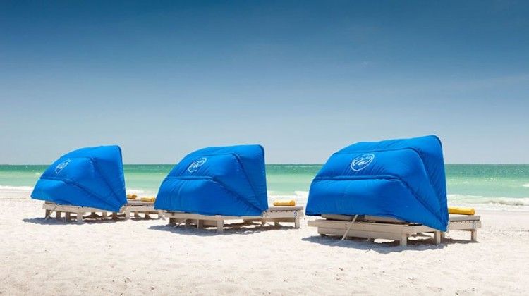Beach cabanas