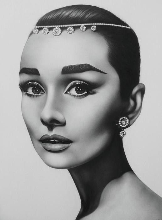 Audrey Hepburn - Pencil