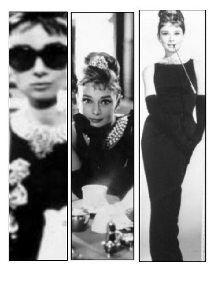 Audrey Hepburn as the iconic Holly Golightly in Breakfast at Ti