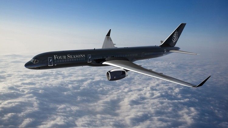Fly Around the World on the Four Seasons Jet