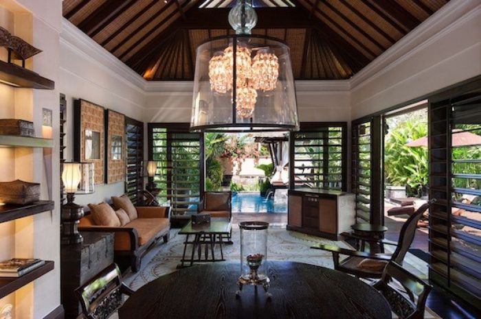The elegant living room in a Gardenia Villa