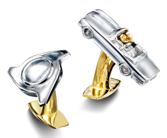 Cufflinks Inspired by the Prince of Wales' Recycled Royal Car Parts