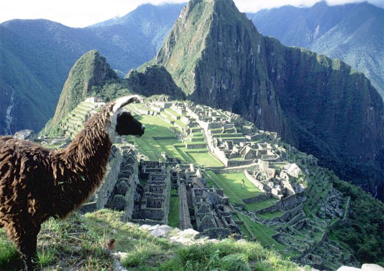 Ruins of Machu Picchu Peru