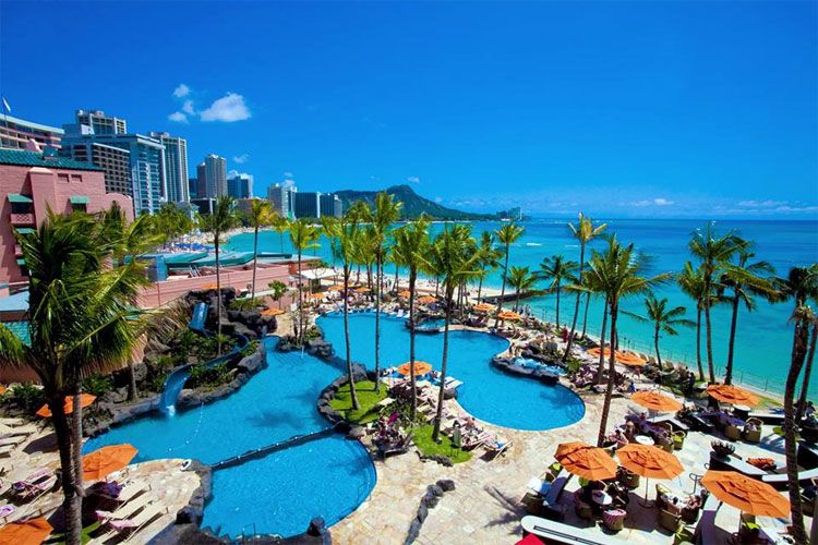 Waikiki's Royal Hawaiian Resort a Brilliant Pacific Palace in Pink