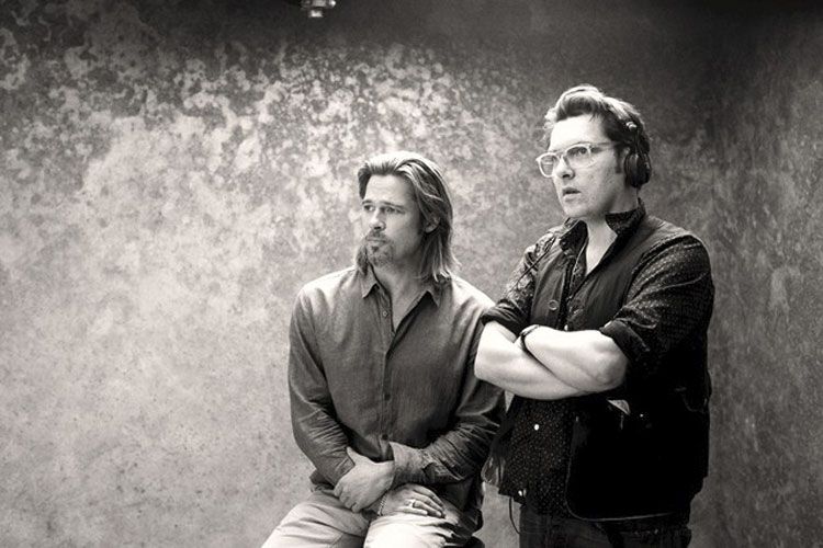 Brad Pitt and Joe Wright