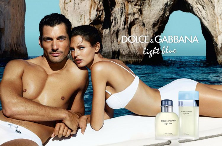 dolce and gabbana light blue ads