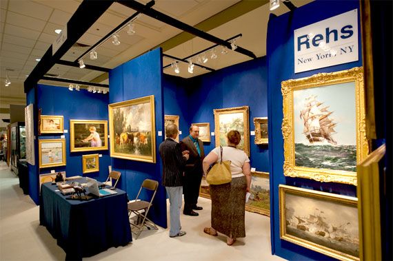 Rehs Galleries' Booth in Baltimore